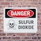 Signmission Sulfur Dioxide Danger Sign, Plastic, 10in W x 7in L, 2PK OS-2PACK-DS-P-710-L-2421 - alternate 2